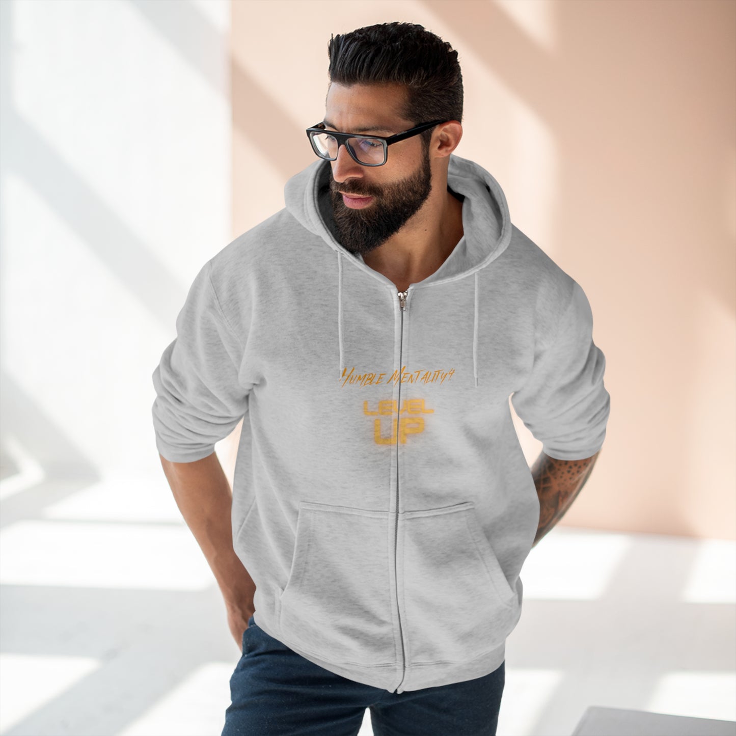 Level-Up Premium Full Zip Hoodie