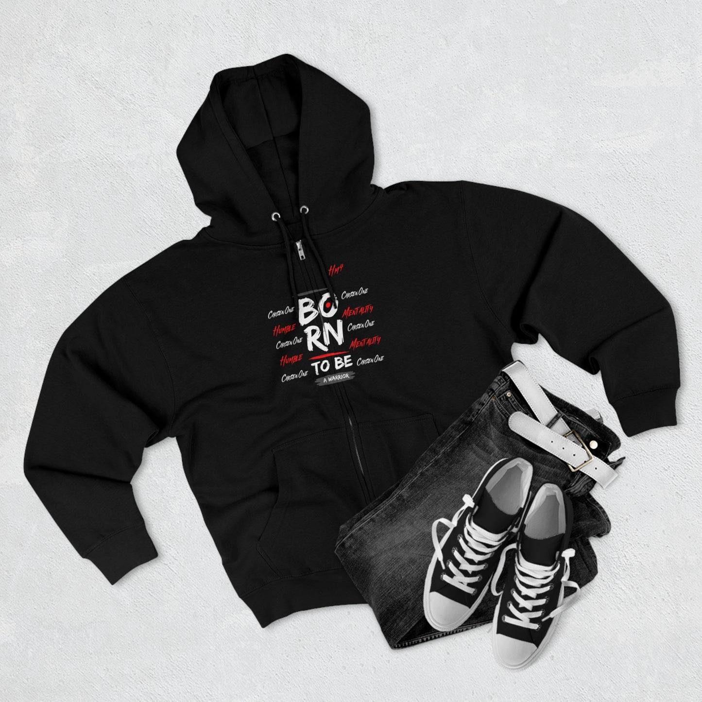 144 Warrior Premium Full Zip Hoodie