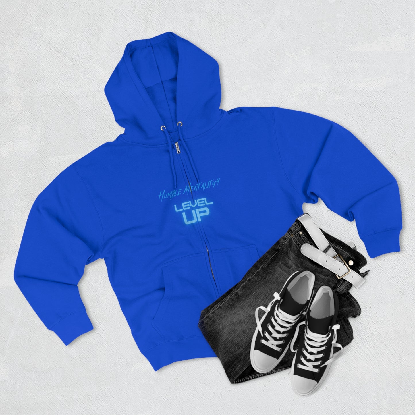 Level-Up Premium Full Zip Hoodie