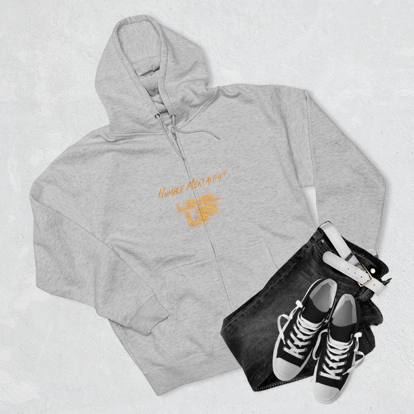 Level-Up Premium Full Zip Hoodie