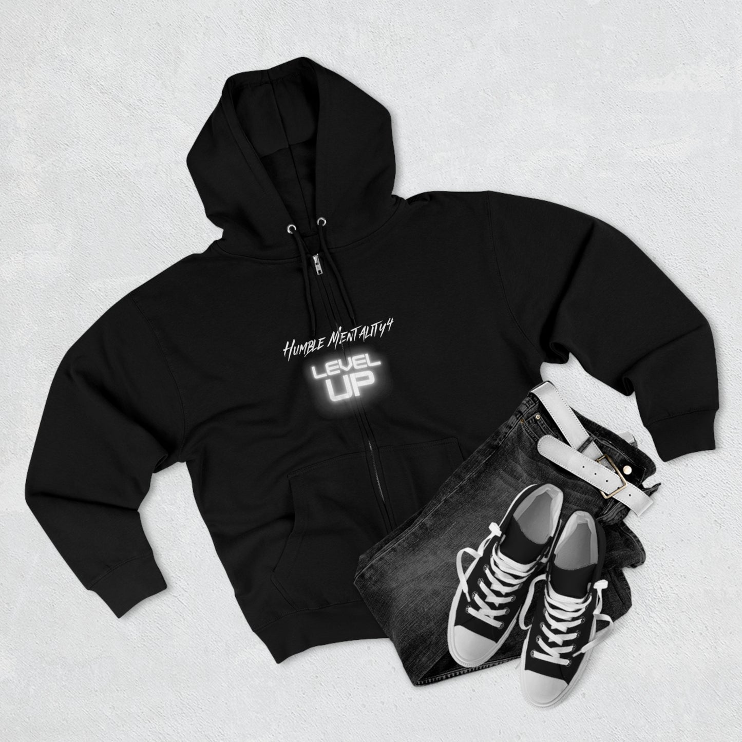 Level-Up Premium Full Zip Hoodie