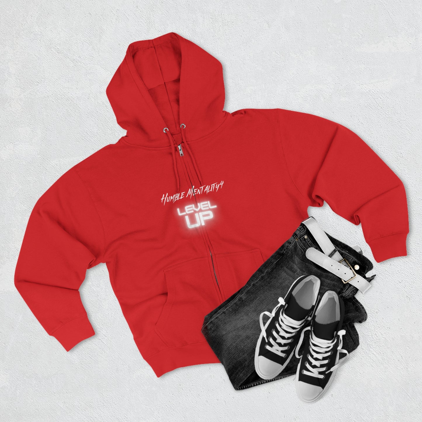 Level-Up Premium Full Zip Hoodie
